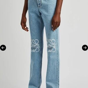 SOLD Loewe Light Blue Jeans Logo